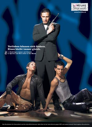 James Bond (c) STOPAIDS.ch
